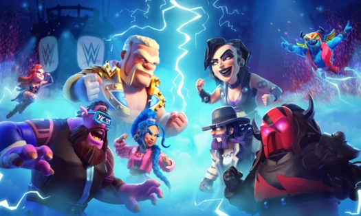 WWE x Clash of Clans graphics