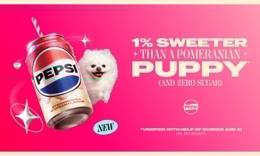 Pepsi Zero Sugar ad