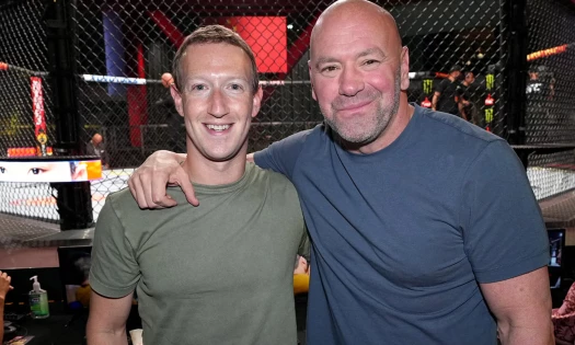 Mark Zuckerberg and Dana White