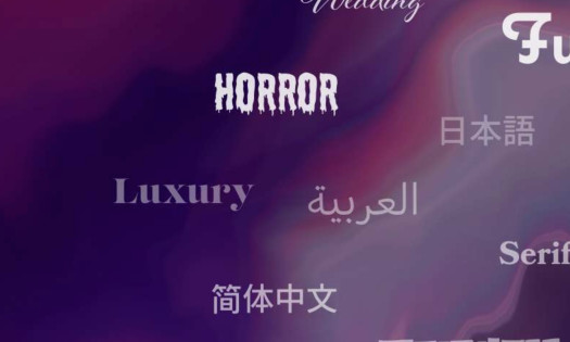Fonts available in Adobe Fonts
