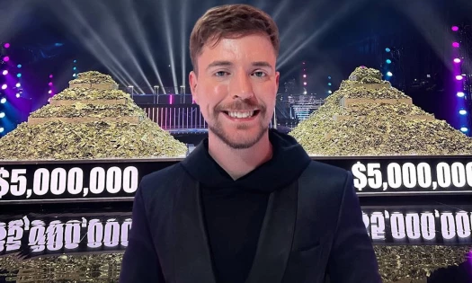 MrBeast's photo for the Beast Game's finale