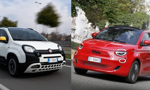 Fiat Panda and 500e