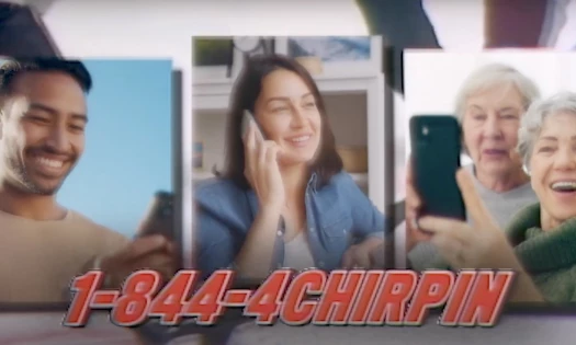 The grainy '90s-inspired infomercial of ESPN's 1-844-4CHIRPIN with three fans calling the hotline