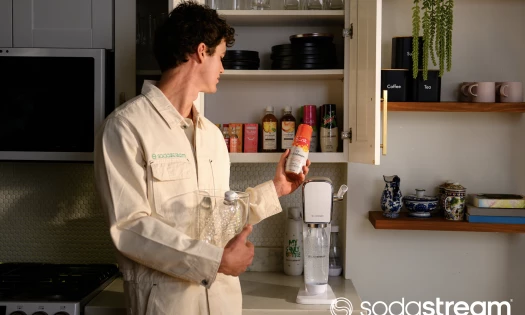 A man in the kitchen