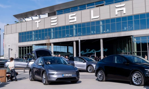 A Tesla dealership