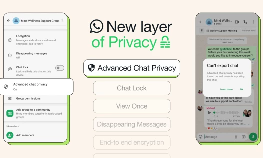WhatsApp's New Layer of Privacy graphics