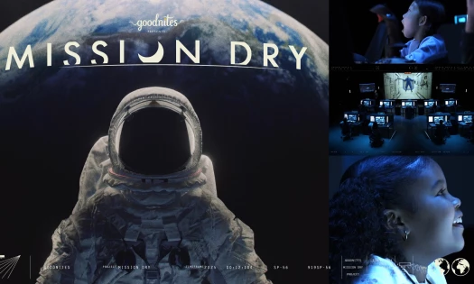 Goodnites 'Mission Dry' campaign