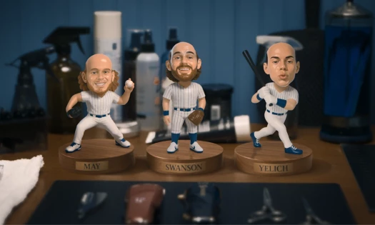 MLB stars as balding figurines in DirecTV's spot