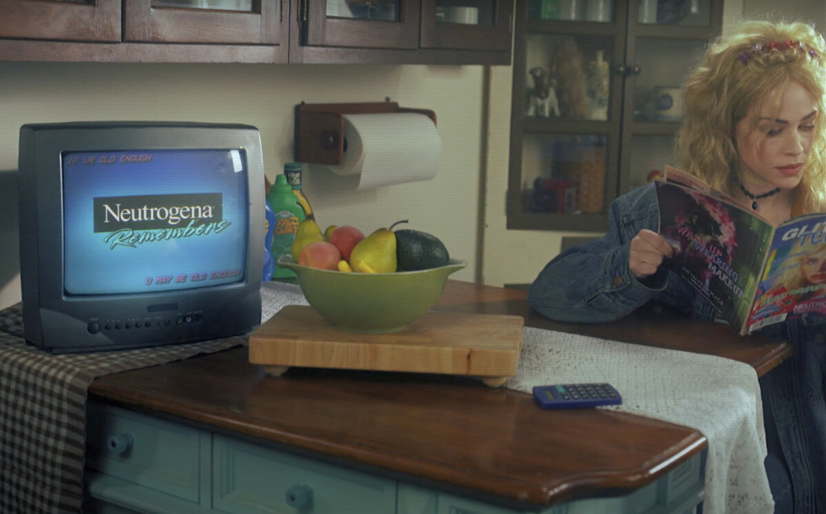 'Neutrogena Remembers' the ’90s in Pro-Aging Ad Series with Maris Jones