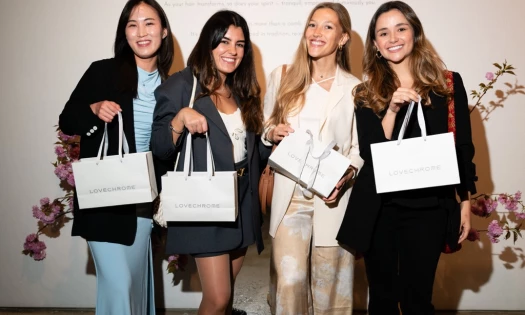 Women at the Lovechrome Pop-Up