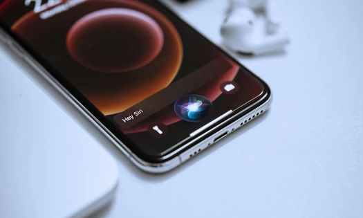 iPhone with Siri activated