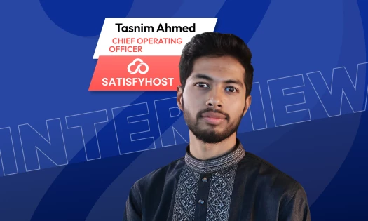 Tasnim Ahmed, COO of SatisfyHost