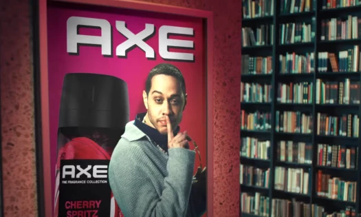 Pete Davidson in an Axe poster