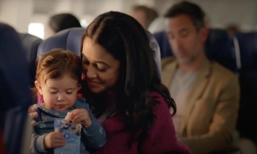 A mother and her child in Gerber's ad