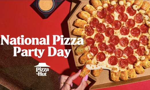 Pizza Hut's cheesy bites for National Pizza Party Day