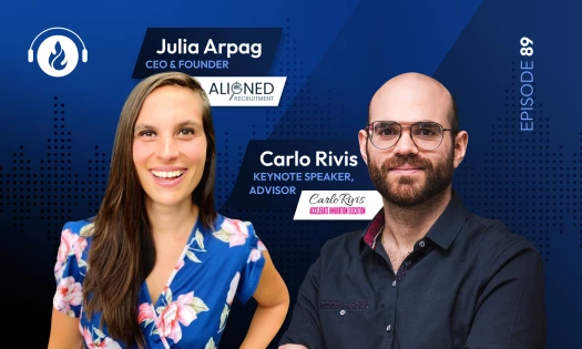 Julia Arpag, Aligned Recruitment, CEO & Founder, Carlo Rivis, Innovation Discovery, CEO & Founder
