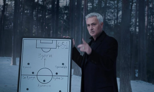 José Mourinho in Snickers ad