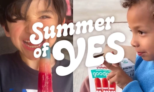 Two kids enjoying Goodpop