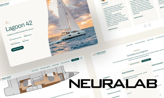 Dream Yacht Sales new website powered by Neuralab