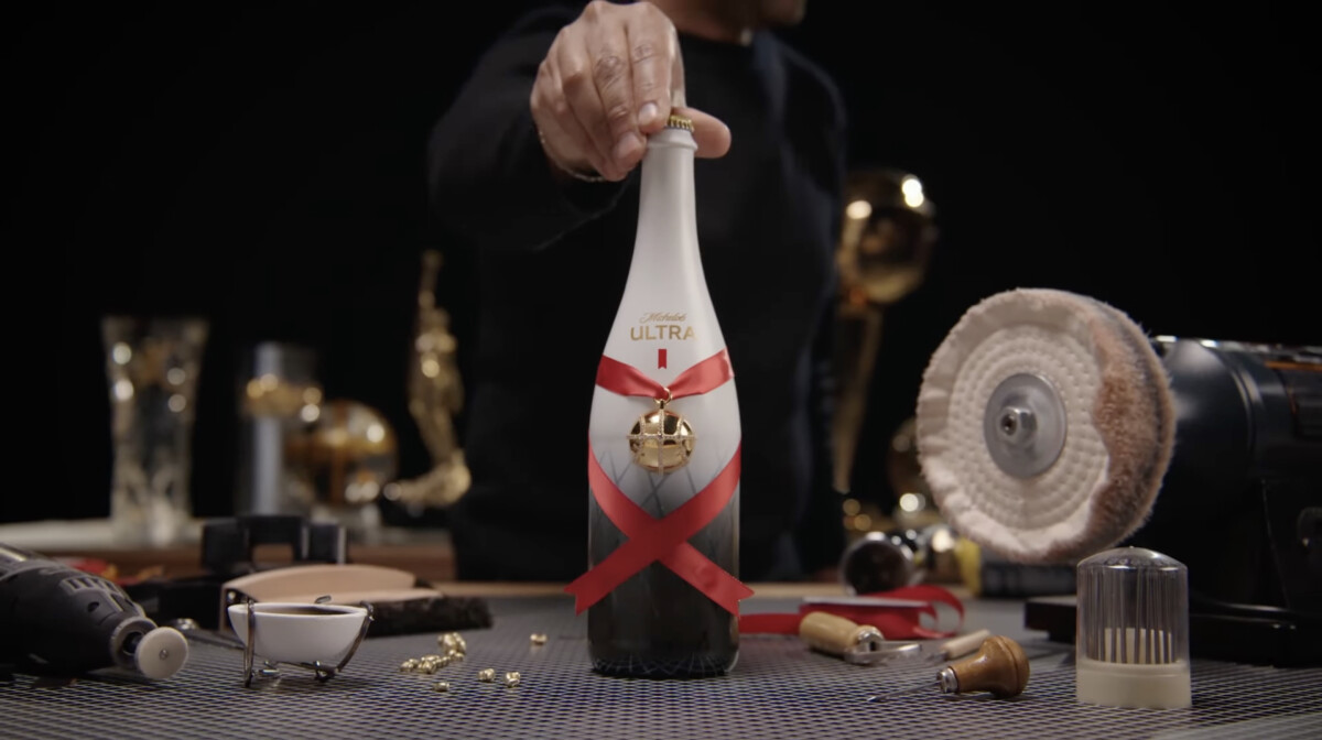 Michelob ULTRA Puts Real NBA Trophy Gold in Limited-Edition Bottles