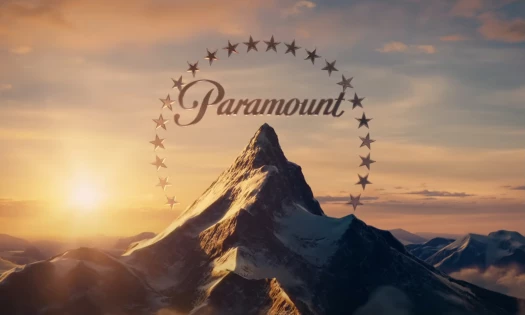 The Paramount logo with a mountain and stars surrounding it