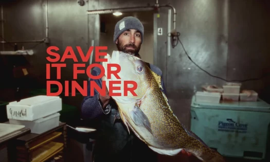 Man holding a big fish
