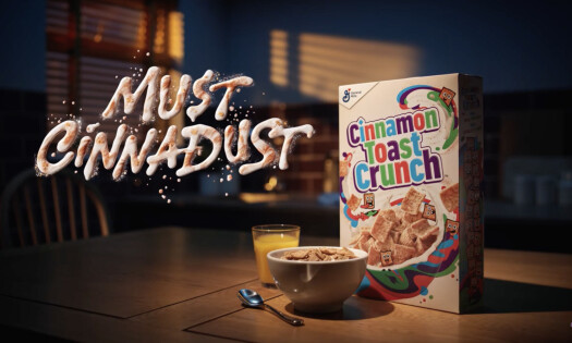 The 'Must Cinnadust' campaign banner