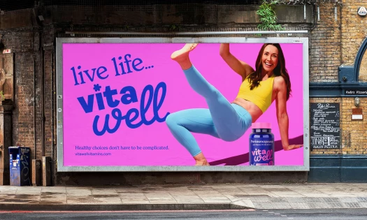 Billboard Showing Vitawell's New Look