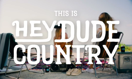 Sydney Sweeney in a commercial set for 'Hey Dude Country'