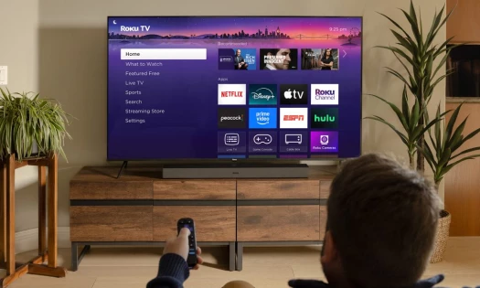 Roku TV home screen