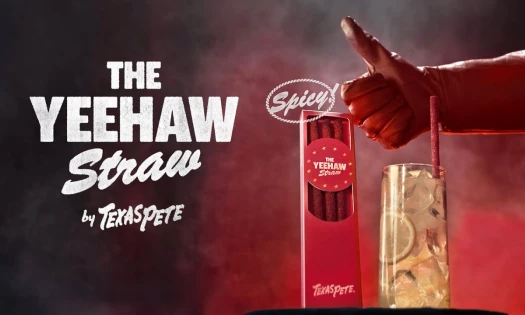 Texas Pete's new "Yeehaw Straw"