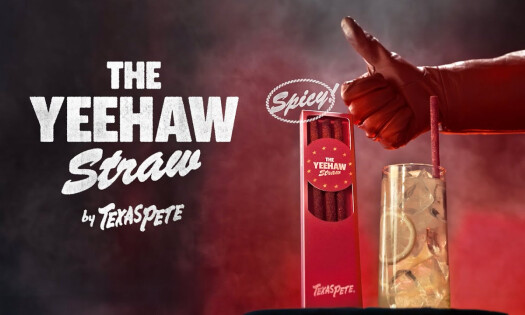 Texas Pete's new "Yeehaw Straw"