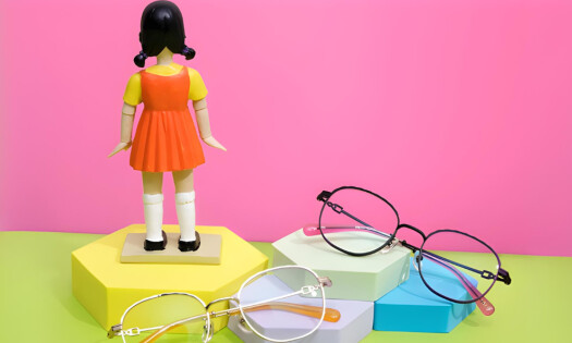 OWNDAYS and Squid Game Eyewear Collab Young-hee Model