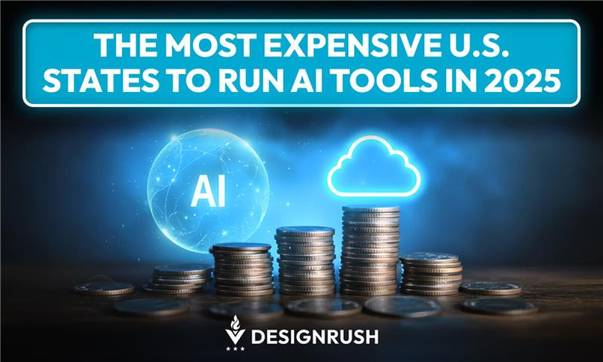 DesignRush Data Reveals Top 10 States Paying the Most to Power AI