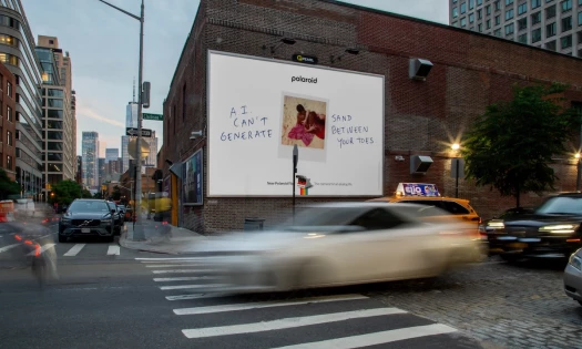 Polaroid's OOH billboard