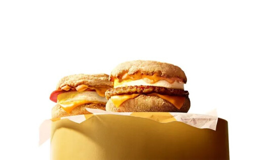 Mcdonald's Egg McMuffin and Spicy McMuffin