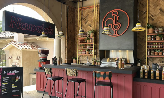 The new Nando's restaurant inside Tony Parker's home
