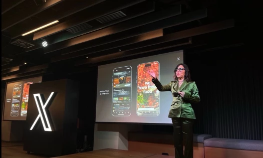Linda Yaccarino in an X conference