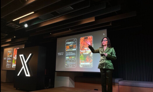 Linda Yaccarino in an X conference