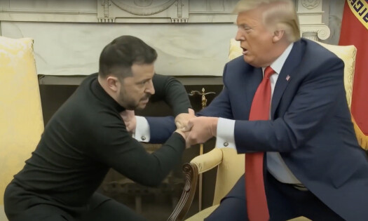 Trump and Zelensky fight in a viral AI deepfake video
