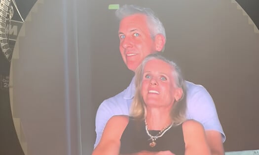 Astronomer CEO Andy Byron and CPO Kristin Cabot on the kiss cam at Coldplay concert in Boston