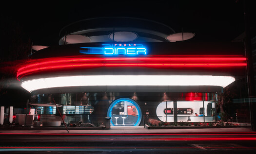 The new Tesla Diner