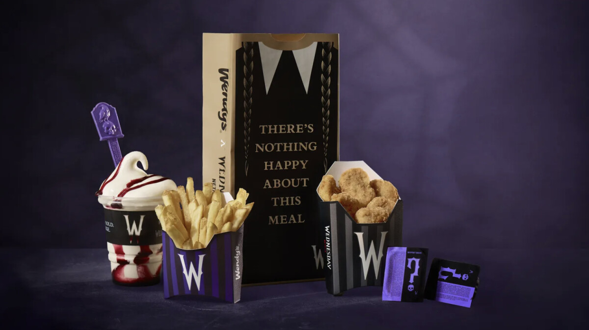 Wendy’s Serves Up a Risky Bite with Netflix’s Wednesday in 'Meal of Misfortune'