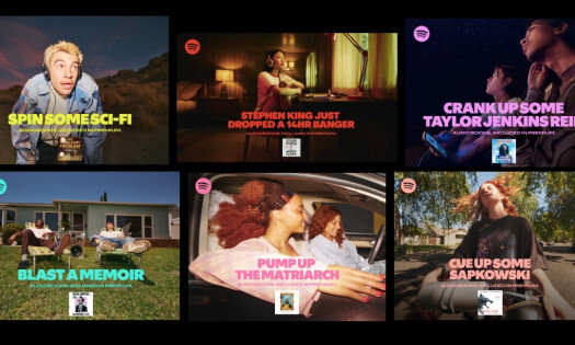 Spotify's 'Read Like You Listen' campaign banner