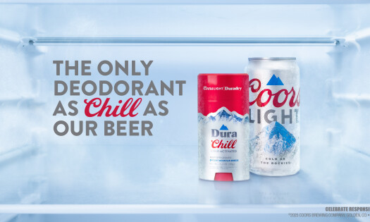Coors Light's new Duradry deodorant