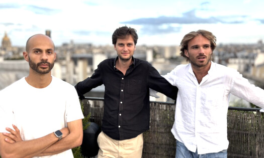 Retab founders Sacha Ichbia, Louis de Benoist, and Victor Plaisance