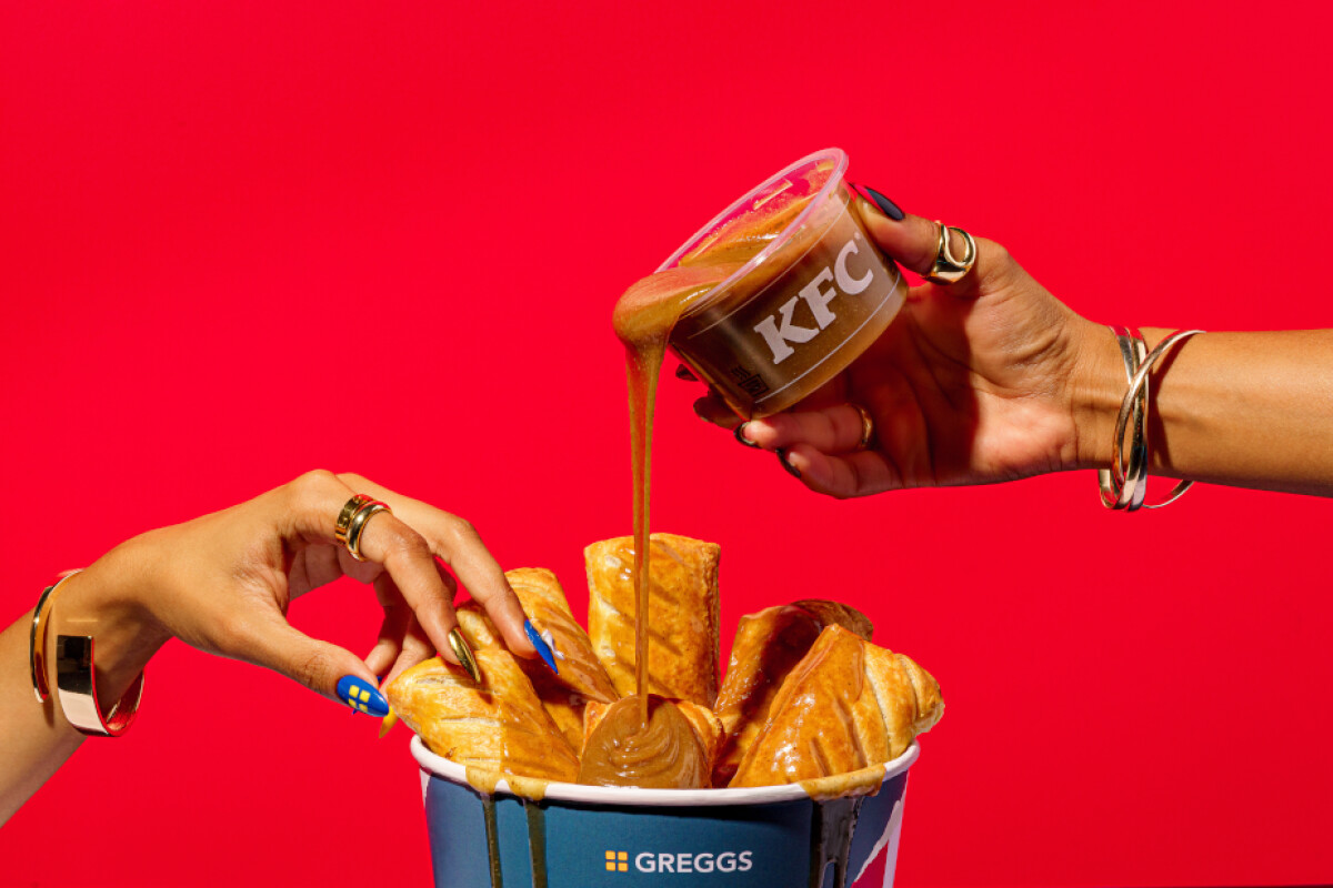 KFC and Greggs Serve Up A Gravy-Pastry Crossover Activation
