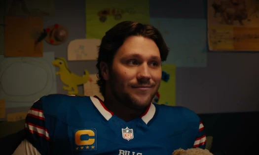 Josh Allen in his NFL quarterback uniform