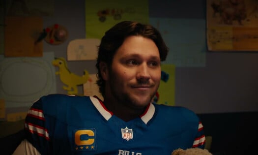 Josh Allen in his NFL quarterback uniform
