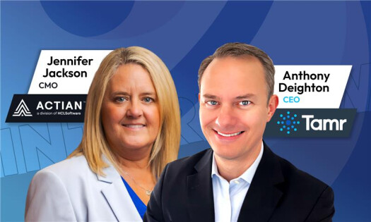 Jennifer Jackson, CMO of Actian, and Anthony Deighton, CEO of Tamr